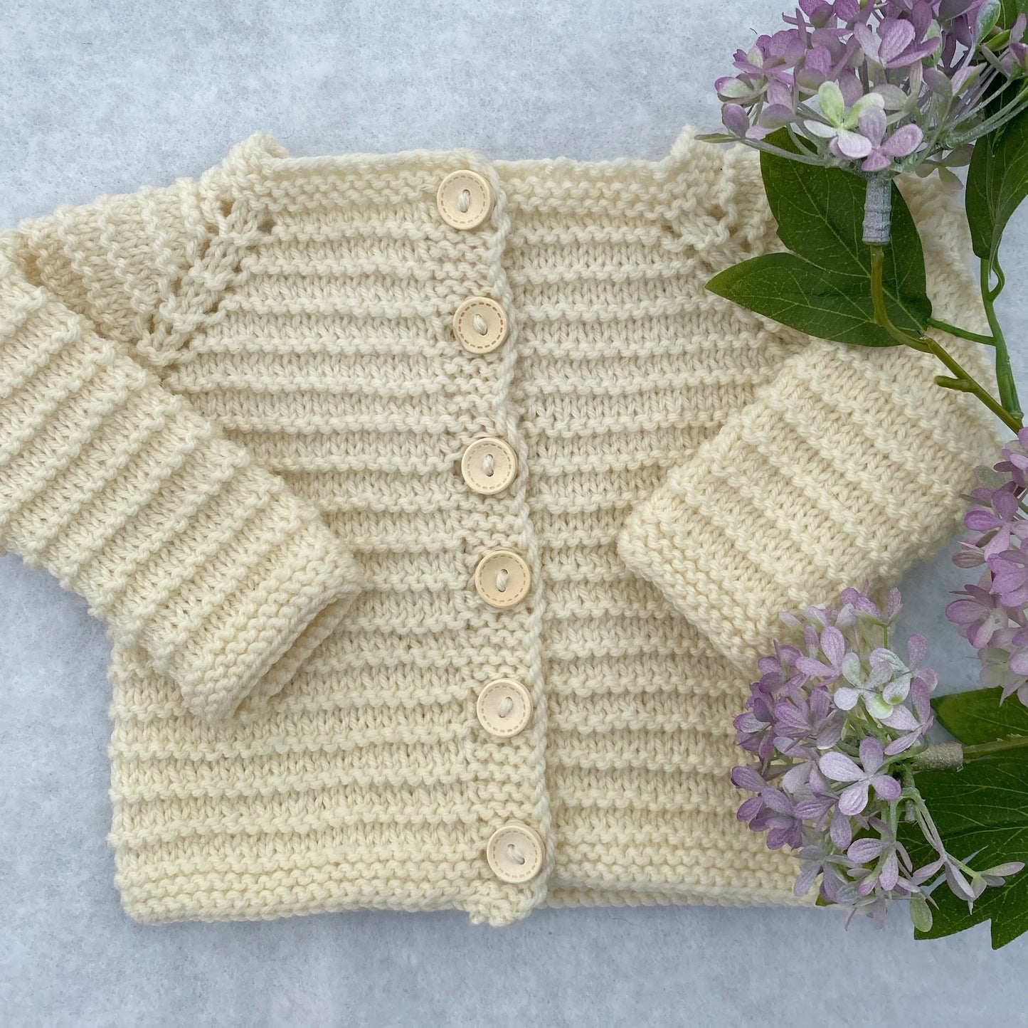 "Danny" baby cardigan - Nana Anna NZ