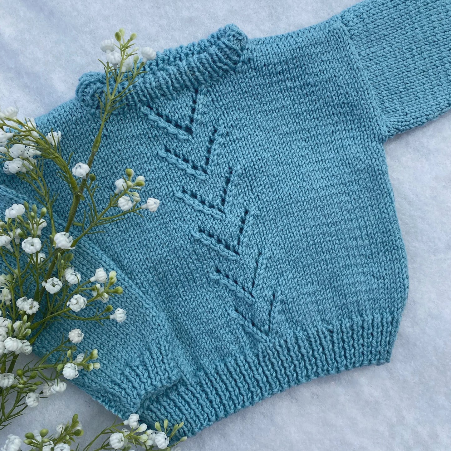 "Duckie" sweater (3-6m) - Nana Anna NZ