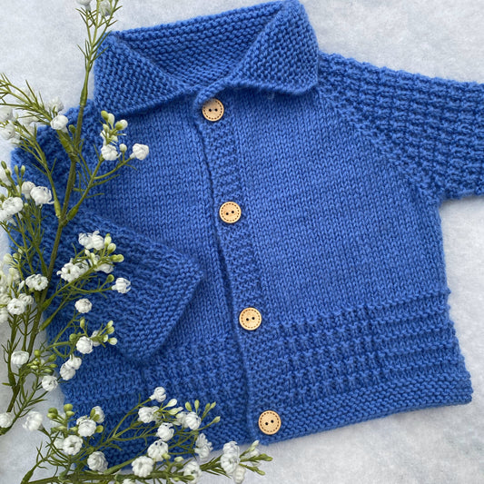 "Ainsley" merino baby jacket
