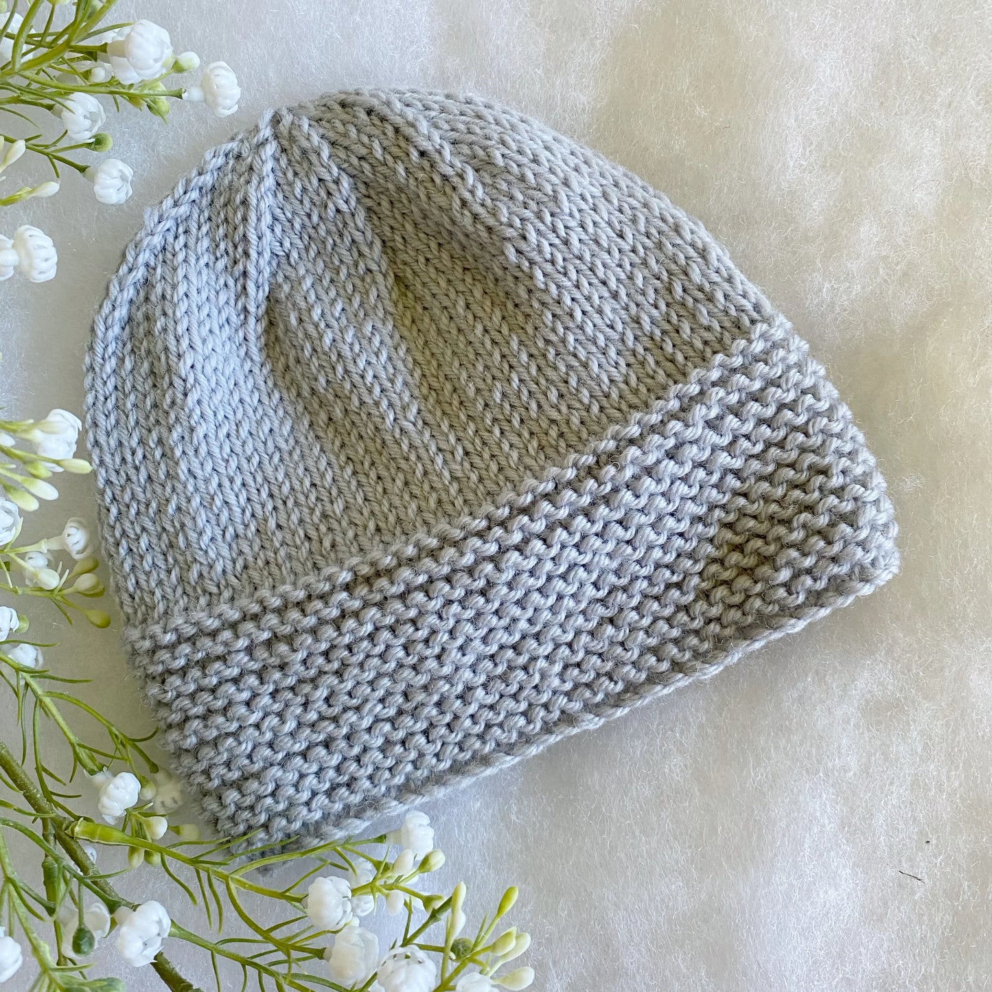 Classic merino baby beanie - Nana Anna NZ