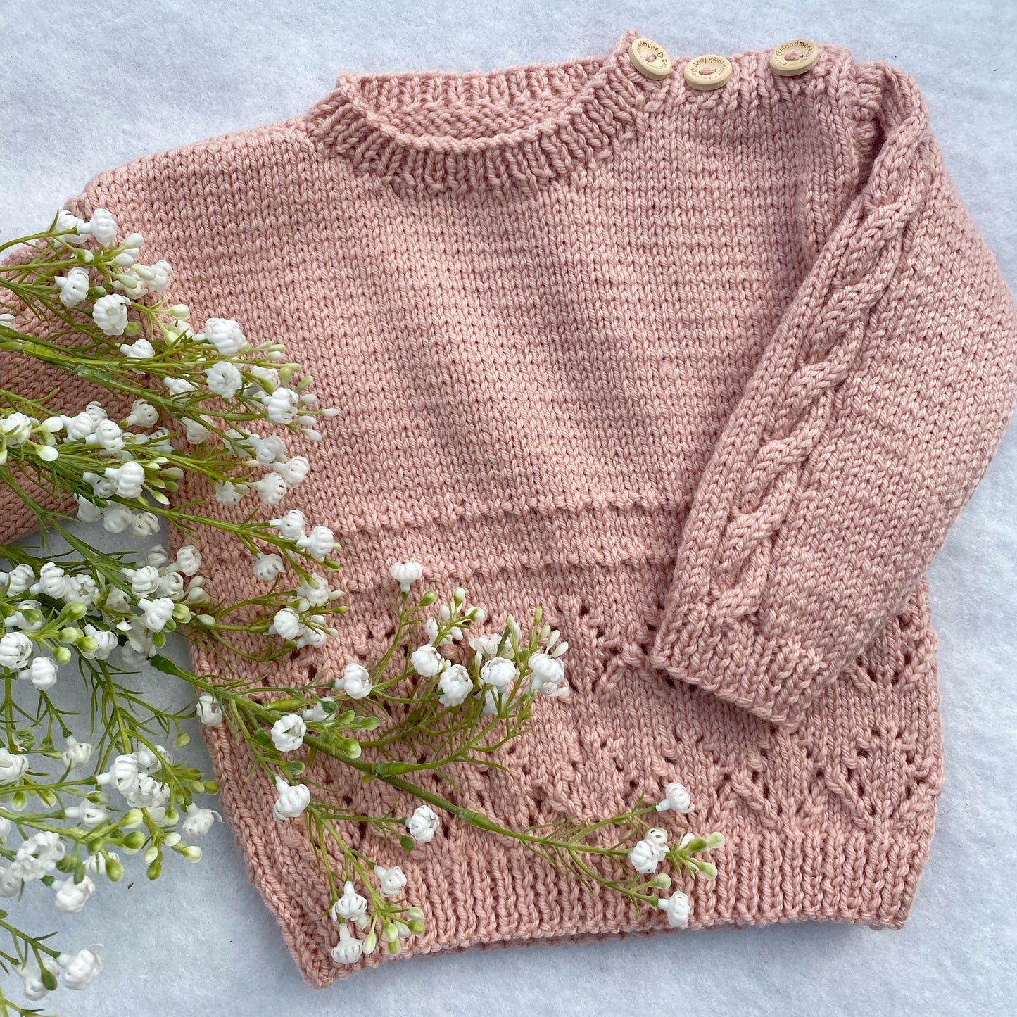 "Lottie" baby sweater (6-9m)
