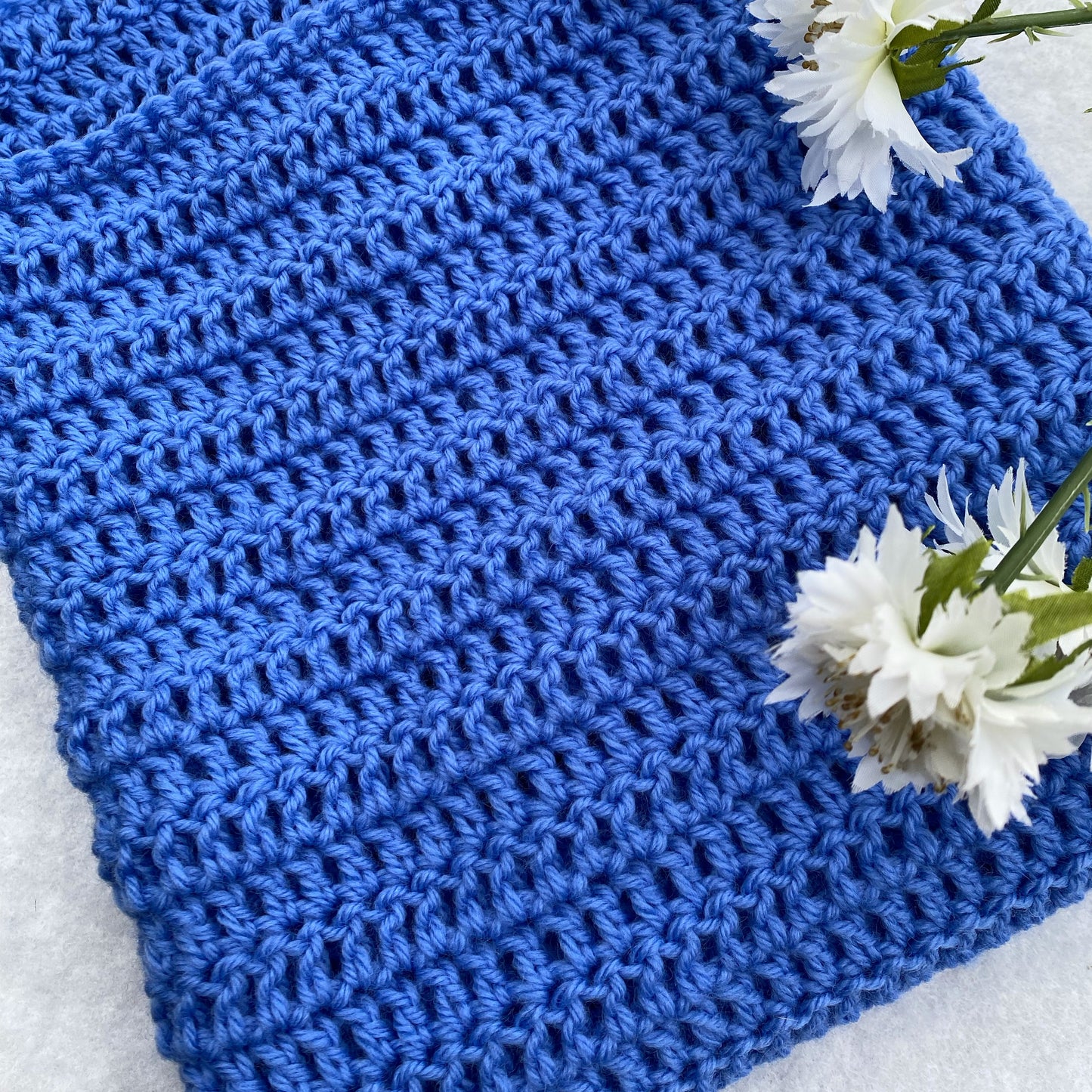 "Eyelet" merino wool baby blanket/wrap