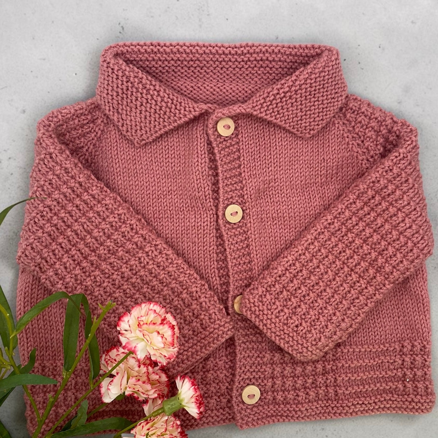 "Ainsley" merino baby jacket