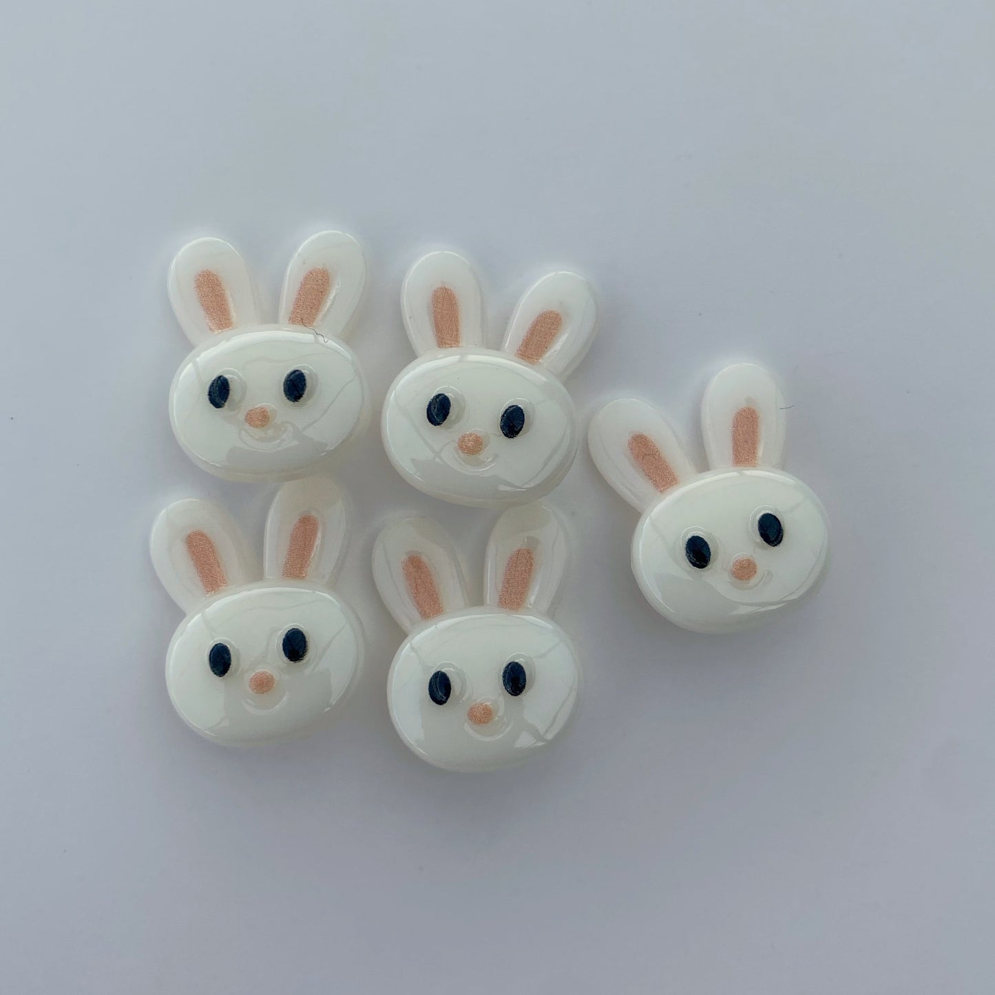 Bunny buttons - pack of 5