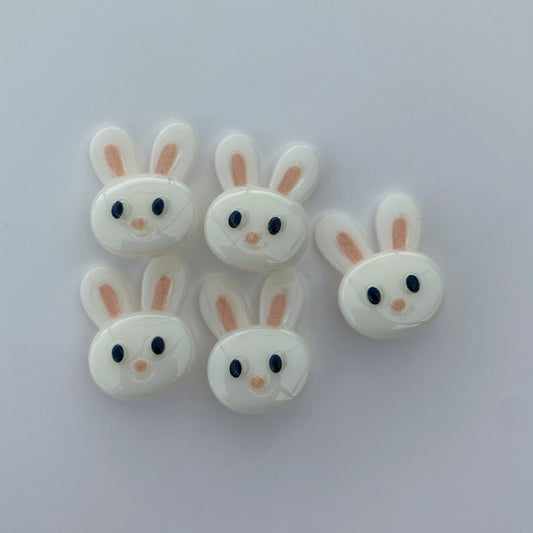 Bunny buttons - pack of 5