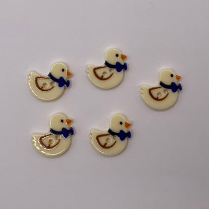 Duck buttons - pack of 5 - Nana Anna NZ