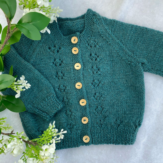 "Dynasty" merino-possum cardigan