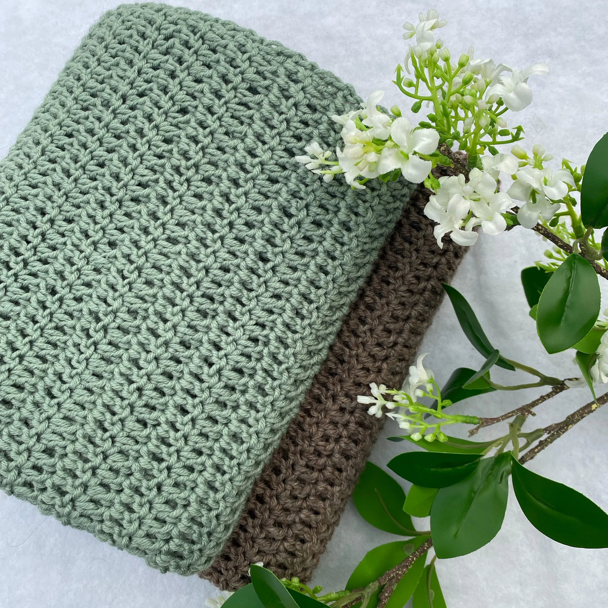 "Eyelet" merino wool baby blanket/wrap - Nana Anna NZ