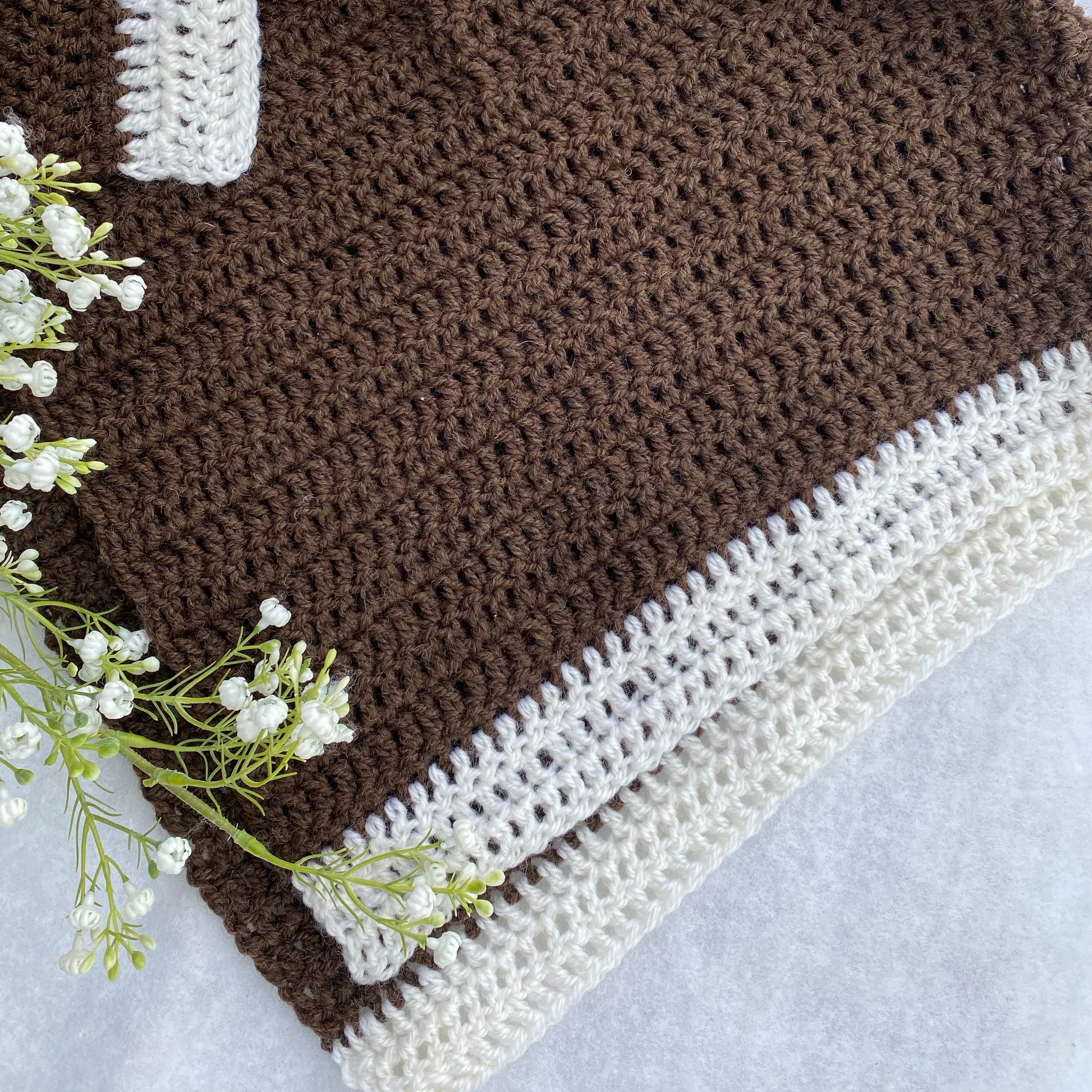 "Eyelet" merino wool baby blanket/wrap - Nana Anna NZ