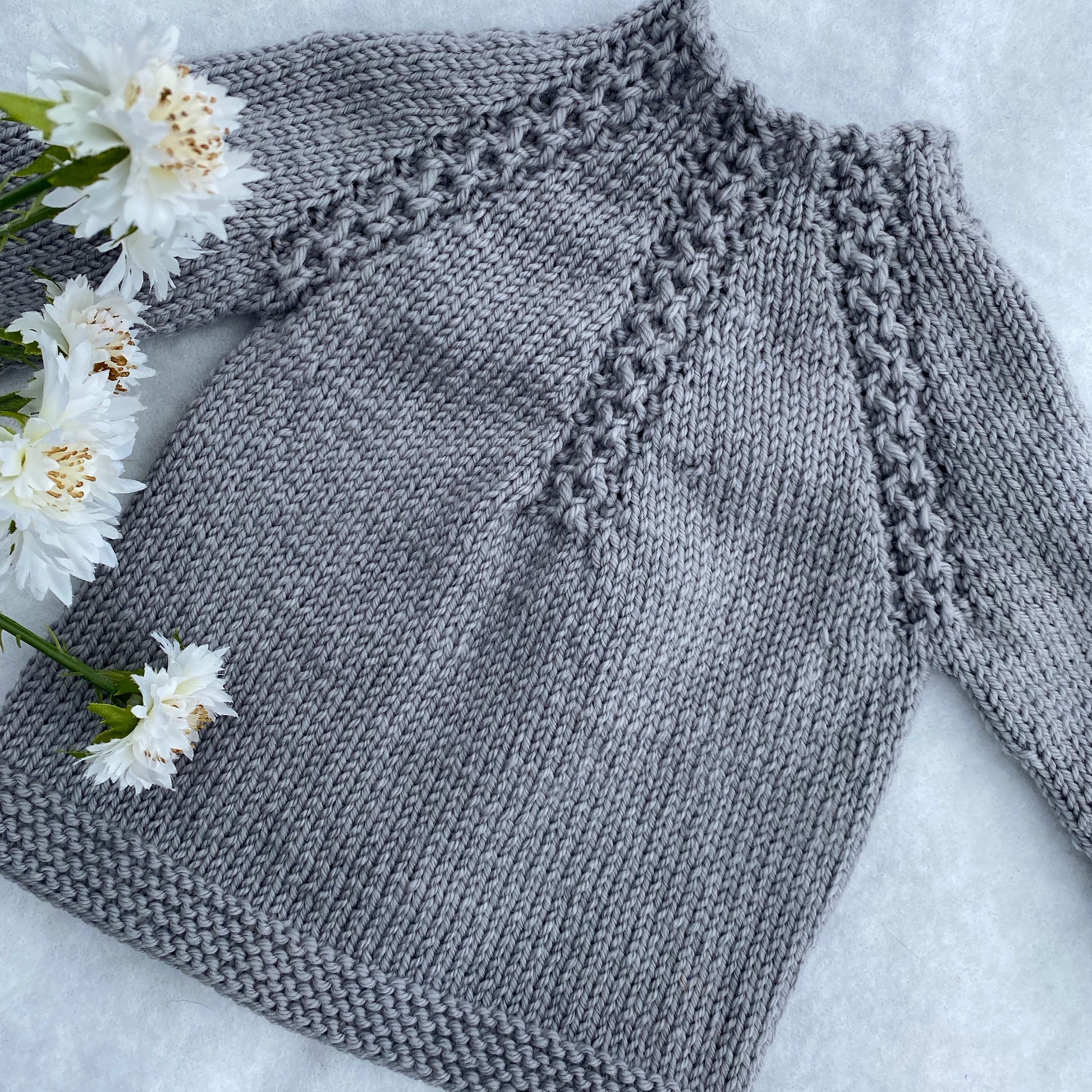 "Falcon" merino baby cardigan - Nana Anna NZ