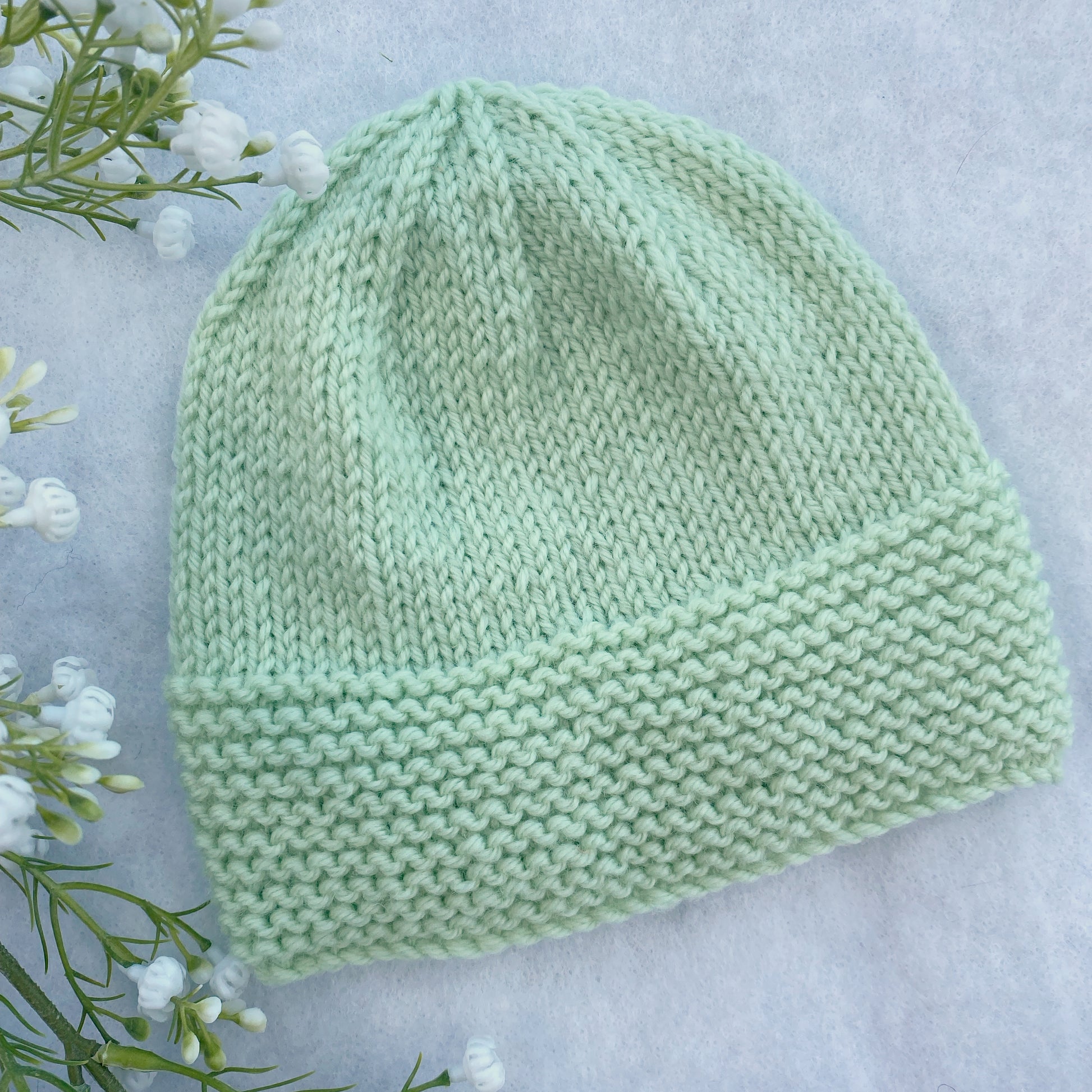 Classic merino baby beanie - Nana Anna NZ