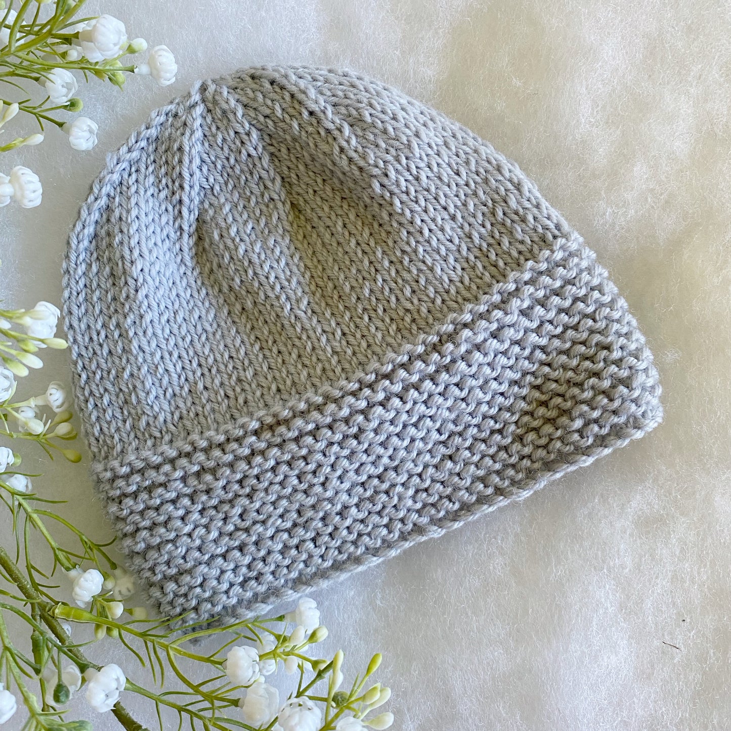 Classic merino baby beanie - Nana Anna NZ