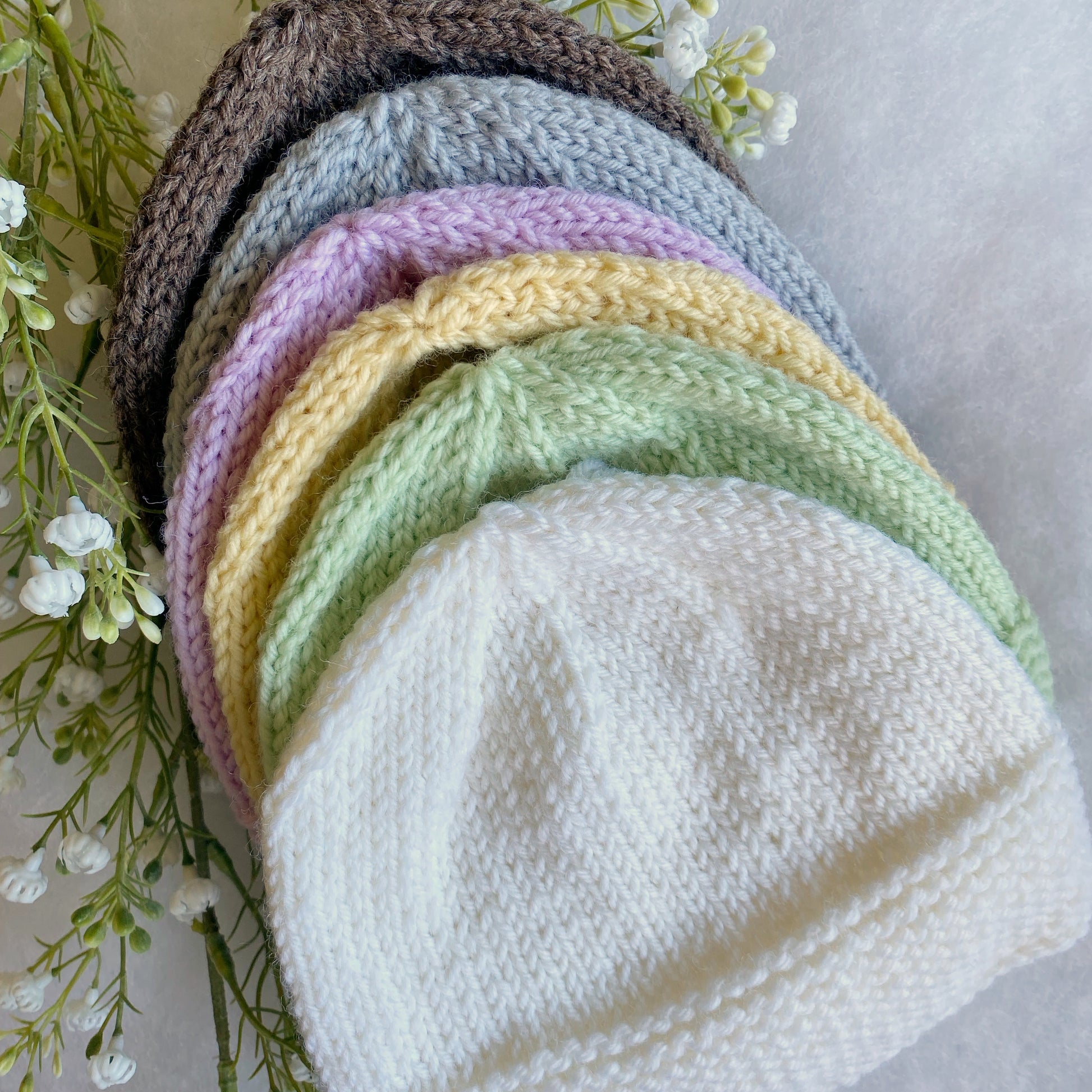 Classic merino baby beanie - Nana Anna NZ