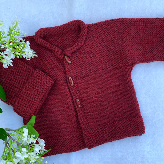 Jessie merino jacket (6-9m)