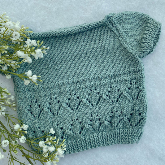 "Lottie" baby t-shirt (0-3m) - Nana Anna NZ