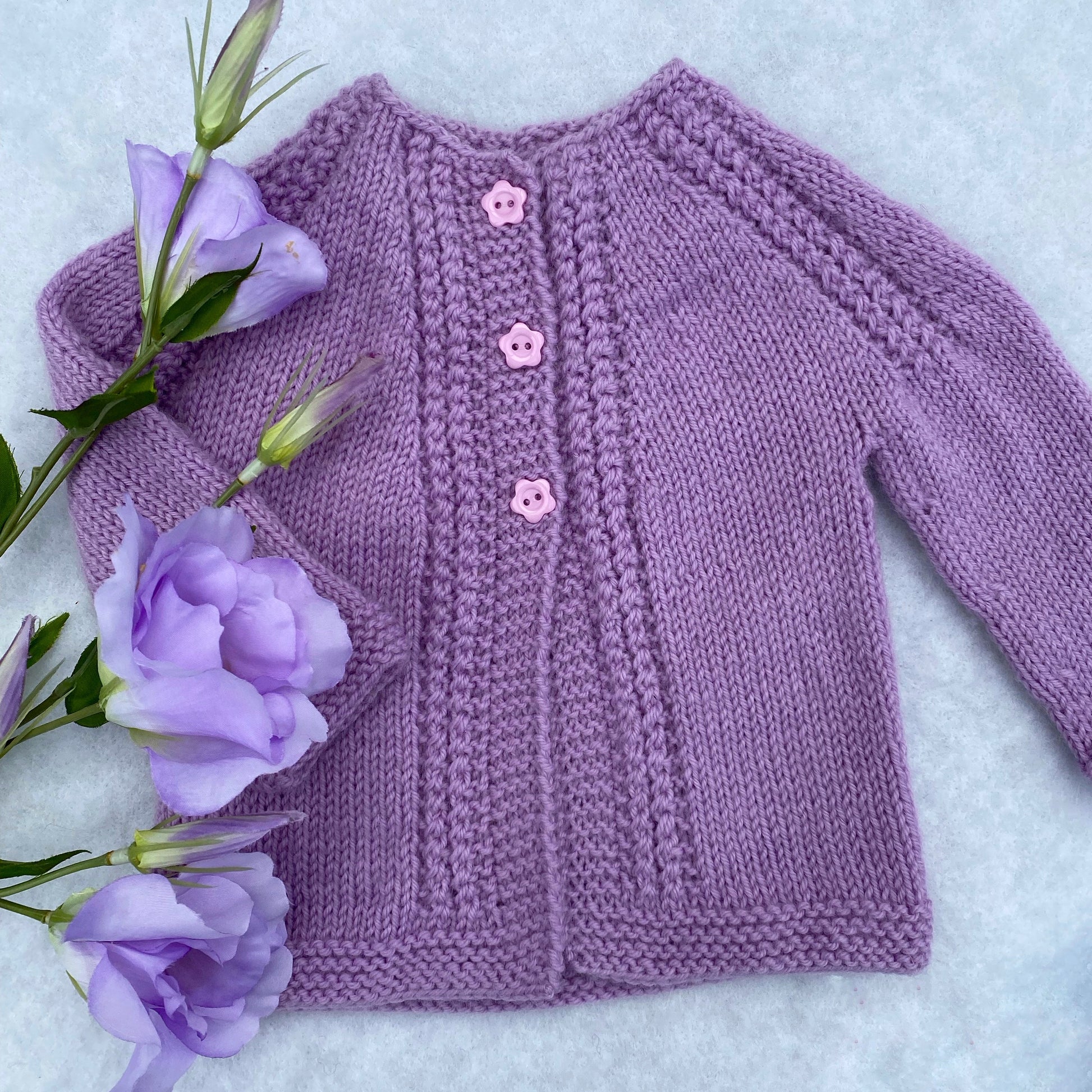 "Malone" merino baby cardigan