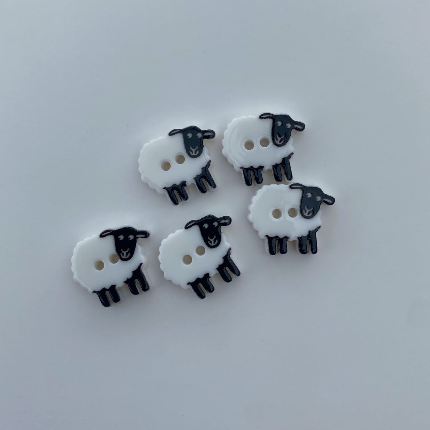 Sheep buttons - pack of 5