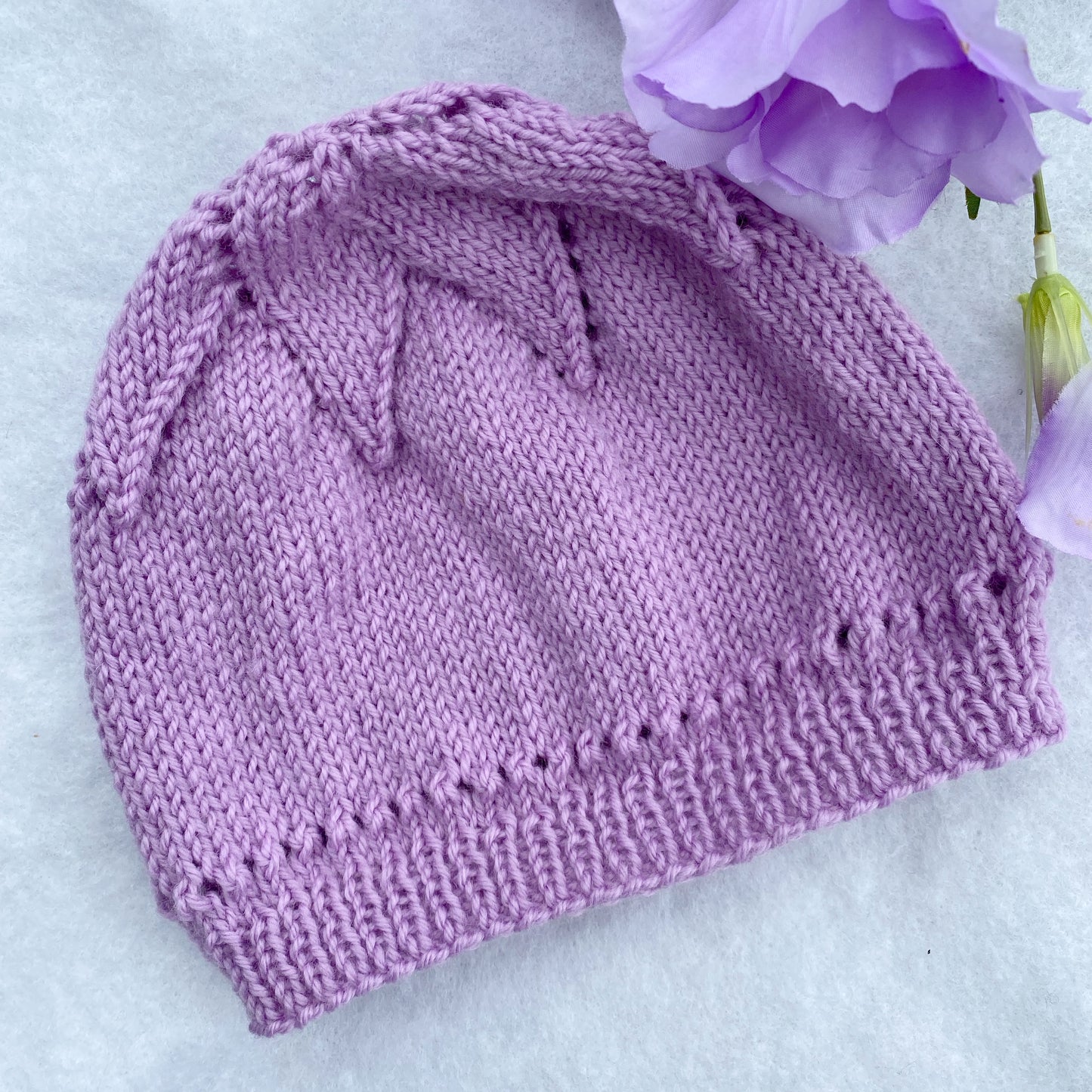 "Star" hand knitted merino hat (2-10 years)