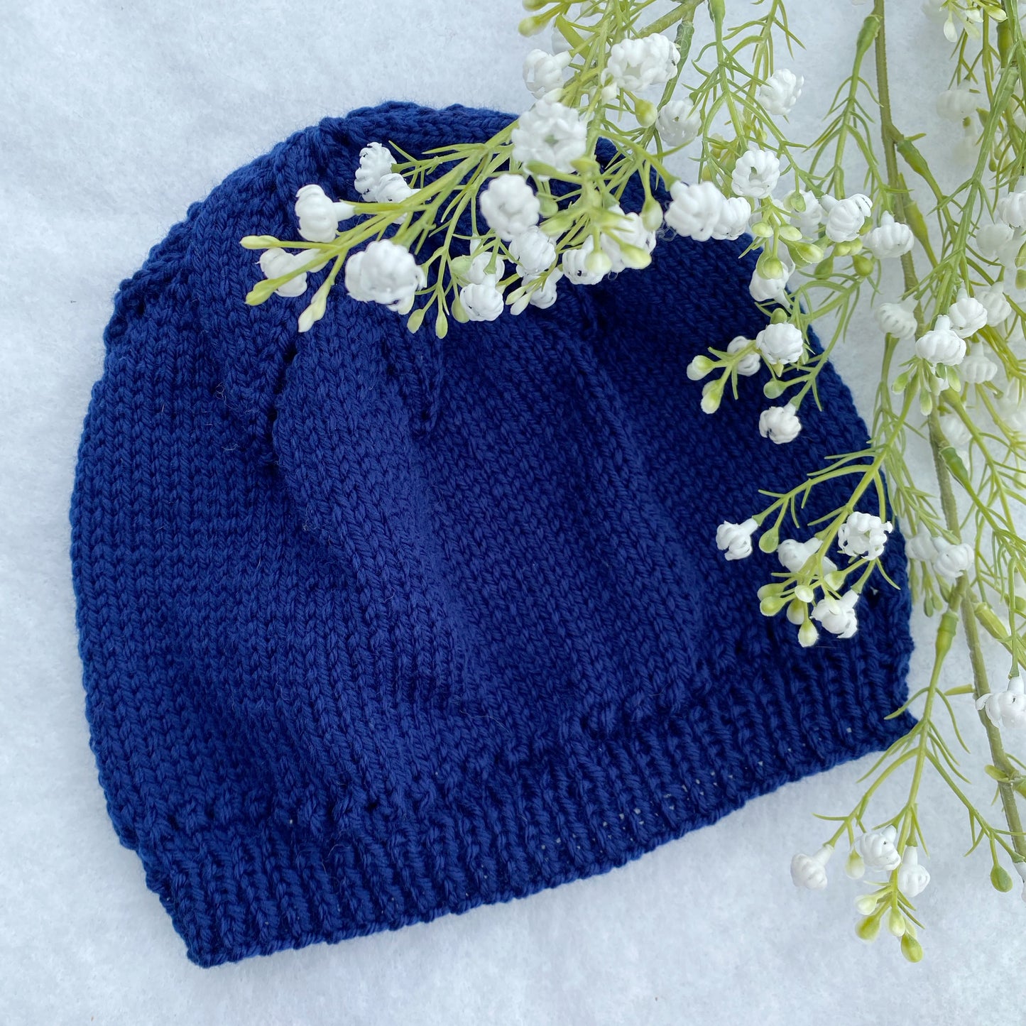 "Star" hand knitted merino hat (2-10 years)